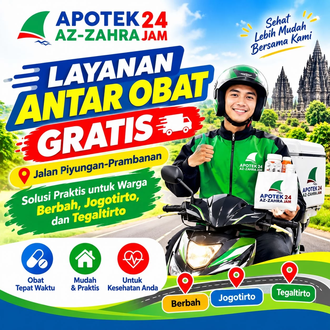 Layanan Antar Obat Gratis Piyungan Prambanan Berbah: Pesan Obat Mudah Sampai Rumah